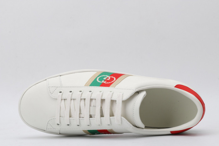 GC ACE EMBROIDERED LOW-TOP SNEAKER WITH GG LOGO