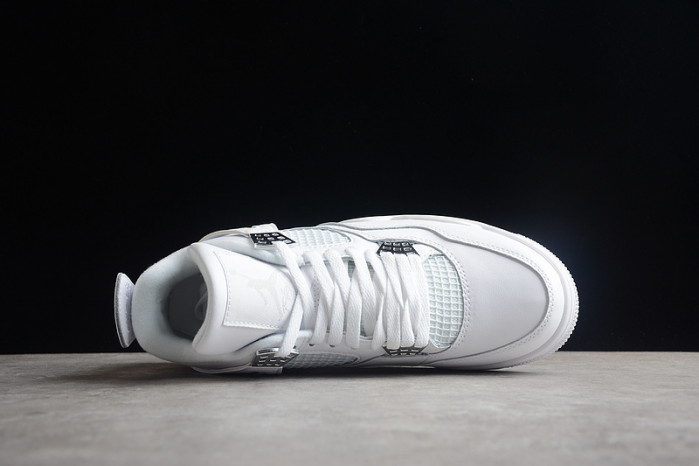 Air Jordan 4 Retro “Pure Money” white mens 308497-100