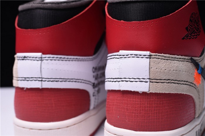 OW Air Jordan 1 Retro Chicago The Ten AA3834-101