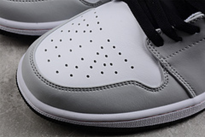 AIR JORDAN 1 LOW WHITE GREY BLACK PINK 553558-062